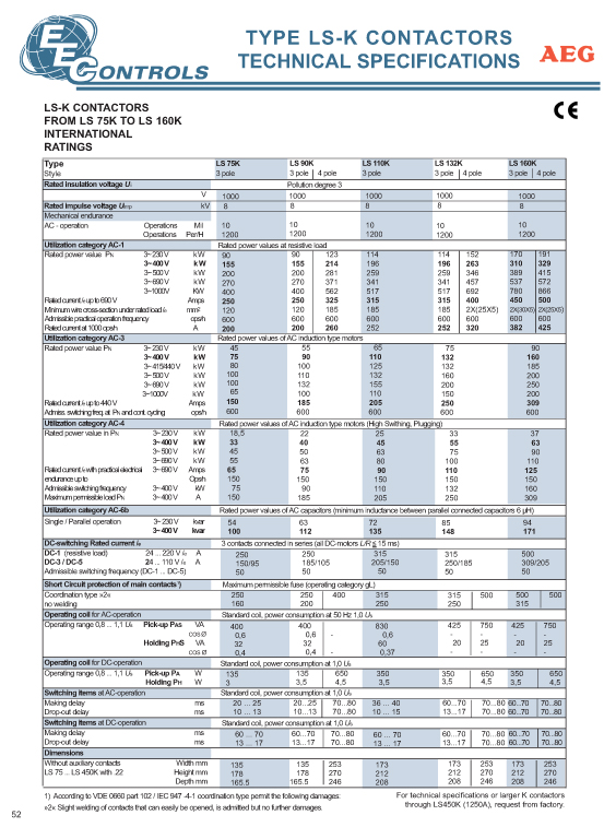 eec-contactors_LSK_tech_specs75k-160k