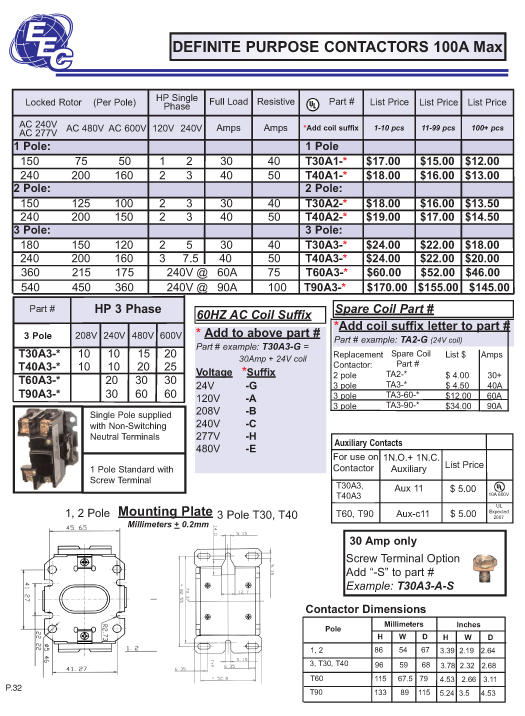 eec-contactors_definite_purpose_100A